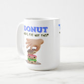 心配するな得 コーヒーマグカップ (正面左)