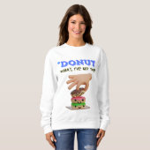 心配するな得 スウェットシャツ (正面フル)