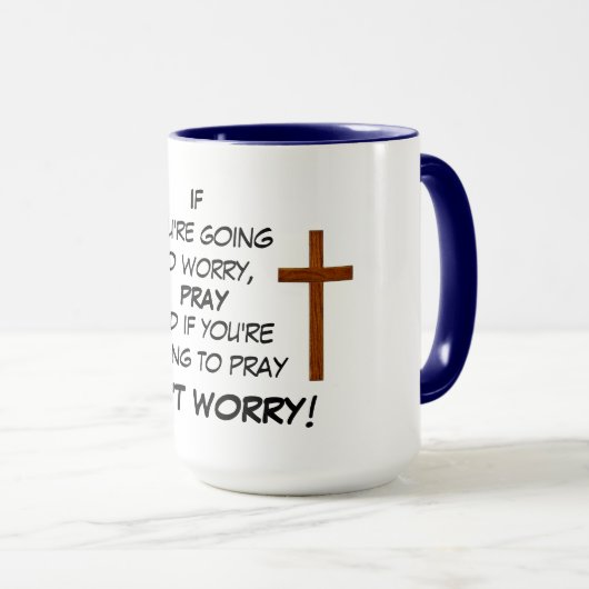 心配するな祈 マグカップ (正面右)