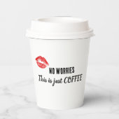 心配するな、これはコーヒーだ 紙コップ (裏面)