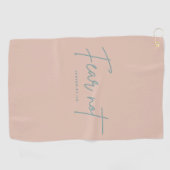 「心配するな」 イザヤ41:10 ゴルフタオル (横)