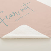 「心配するな」 イザヤ41:10 シェルパブランケット (3/4)