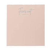 「心配するな」 イザヤ41:10 ノートパッド (正面)