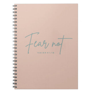 「心配するな」 イザヤ41:10 ノートブック