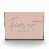 「心配するな」 イザヤ41:10 フォトブロック (正面)