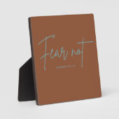 「心配するな」 イザヤ41:10 フォトプラーク (正面)