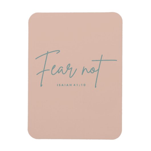 「心配するな」 イザヤ41:10 マグネット (縦)