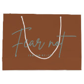 「心配するな」 イザヤ41:10 ラージペーパーバッグ (裏面)