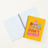 心配するな – カラフルかわいい ノートブック (内部)