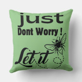 心配するな クッション (裏面)