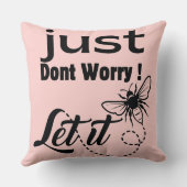 心配するな クッション (裏面)