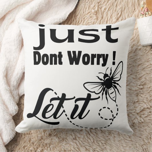 心配するな クッション (ブランケット)