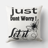 心配するな クッション (裏面)