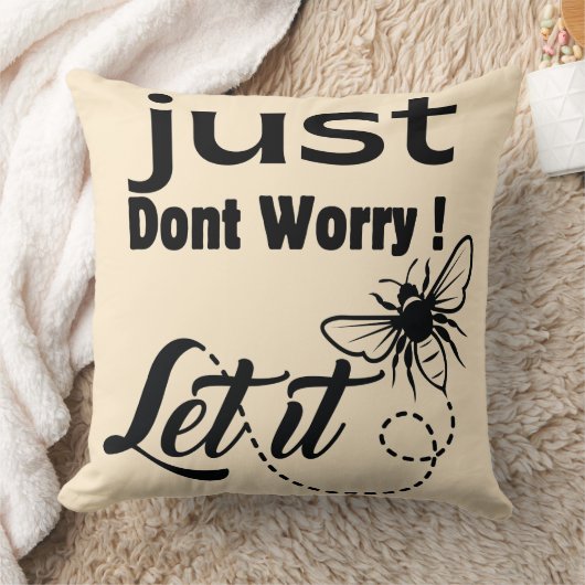 心配するな クッション (ブランケット)