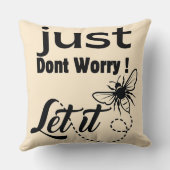 心配するな クッション (裏面)