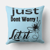 心配するな クッション (裏面)