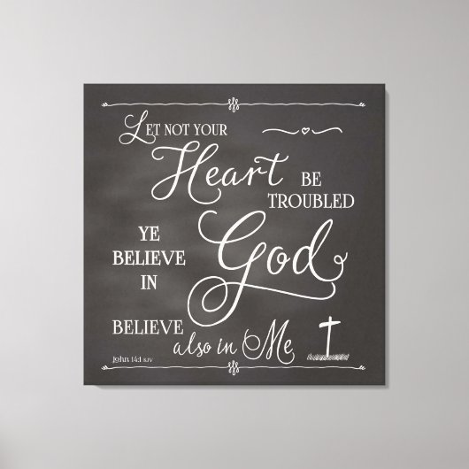 心配するな、ハートを心配するな キャンバスプリント (正面)