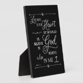 心配するな、ハートを心配するな フォトプラーク (側面)