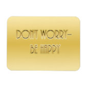 心配するな マグネット (横)