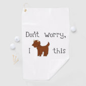 心配するな、ヤギは ゴルフタオル (インサイチュ)