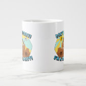 心配するな!地質学者だ! ジャンボコーヒーマグカップ (正面)