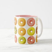 心配するな、幸せになれ! ツートーンマグカップ (正面右)