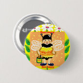 心配するな、幸せになれ 缶バッジ (正面&裏面)