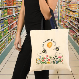 心配するな、幸せ感動的 トートバッグ