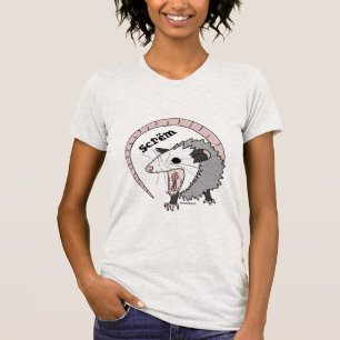 心配するのためのScrëmのふくろねずみは及び人間嫌い内に向けます Tシャツ
