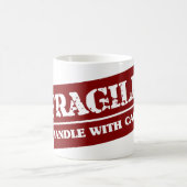 心配と扱って下さい コーヒーマグカップ (中央)