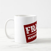 心配と扱って下さい コーヒーマグカップ (左)