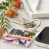 心配なし、スマイルの向上 キーホルダー (正面右)