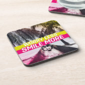 心配なし、スマイルの向上 コースター (左側)