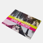 心配なし、スマイルの向上 ドアマット (アングル)