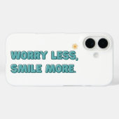 心配なし、スマイルの向上 Case-Mate iPhoneケース (裏面 (横))