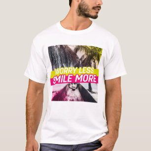 心配なし、スマイルの向上 Tシャツ