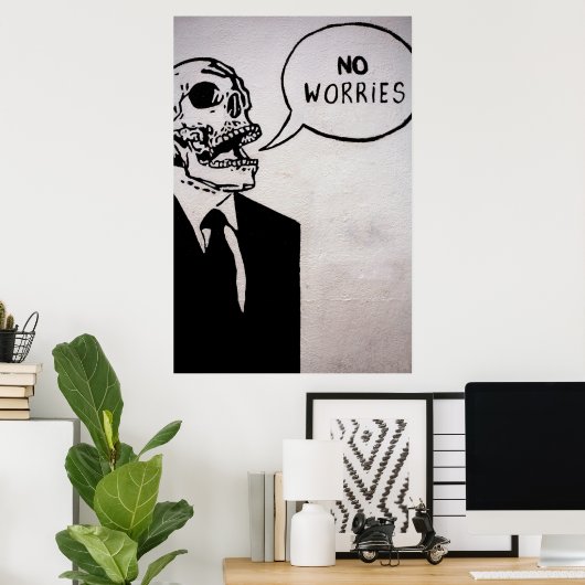 心配なし ポスター (ホームオフィス)