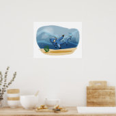 心配なサメ ポスター (キッチン)