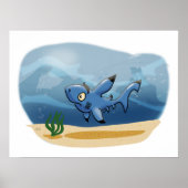 心配なサメ ポスター (正面)