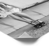 心配な女の子 ポスター (角)