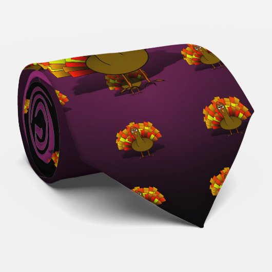 心配な感謝祭トルコ ネクタイ (ロール)