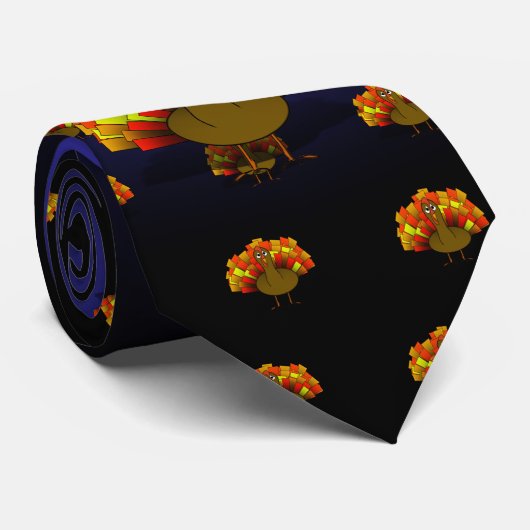心配な感謝祭トルコ ネクタイ (ロール)