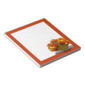 心配な感謝祭トルコ ノートパッド (アングル)