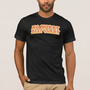 心配のビーフのカレー無し Tシャツ