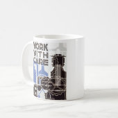 心配のマグを使用 コーヒーマグカップ (正面左)