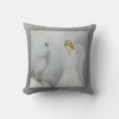 心配の守り神およびフクロウ クッション (正面)