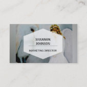 心配の守り神および白いフクロウ 名刺 (正面)