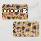 心配の後のヒマワリのロイヤリティおよび 名刺 (正面/裏面)