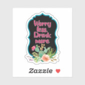 心配の無い飲み物よりカスタムもカットのビニールのシール シール (シート)