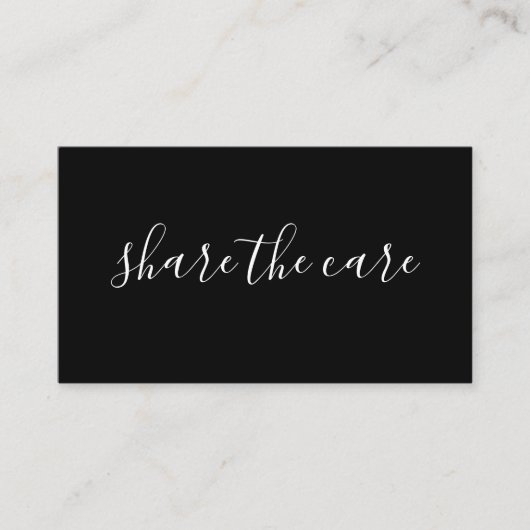 心配の紹介プログラムを共有して下さい 紹介カード (正面)